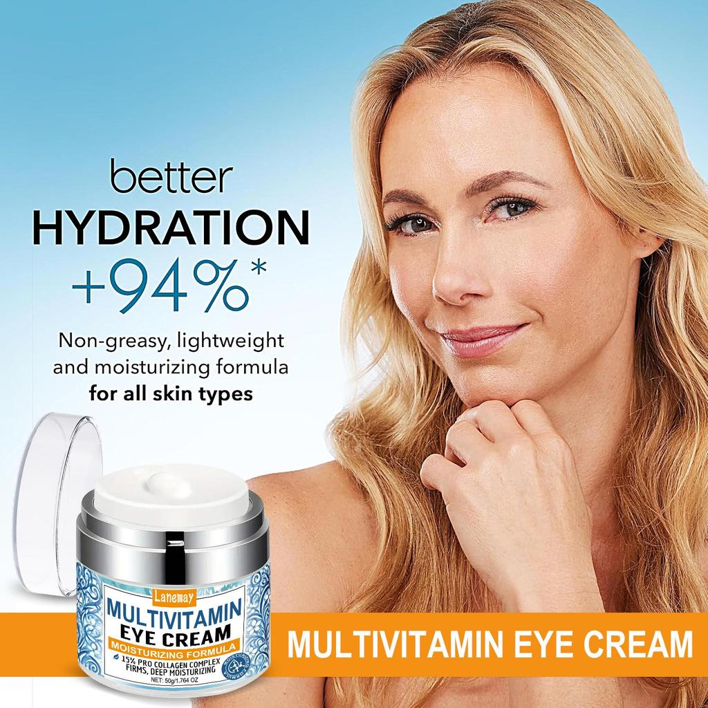 Hyaluronic Acid Firming Serum-Deeply Moisturizing The Eye Area Skin-Promote Blood Circulation, Redue Dark Circles, 50g