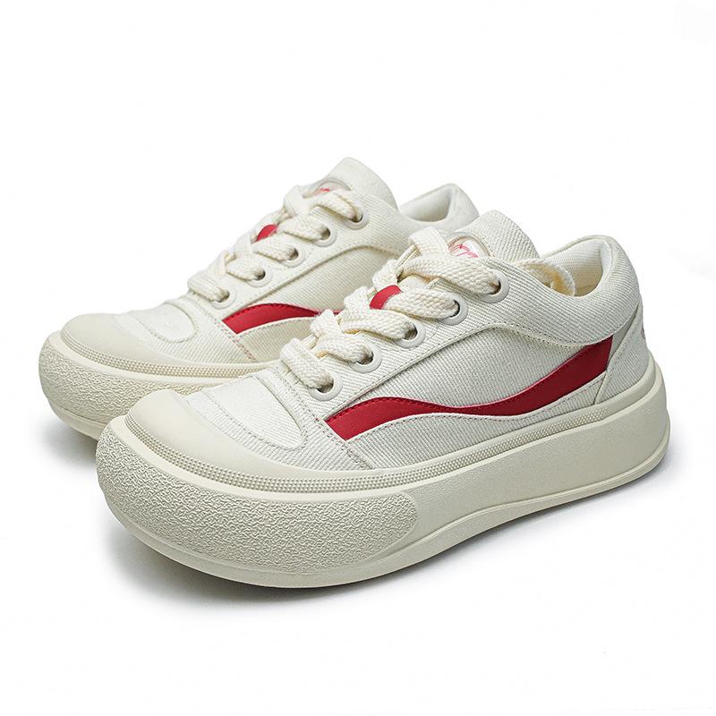 Ugly cute shoes dad shoes round head bread shoes bubble drink star couple canvas shoes board shoes