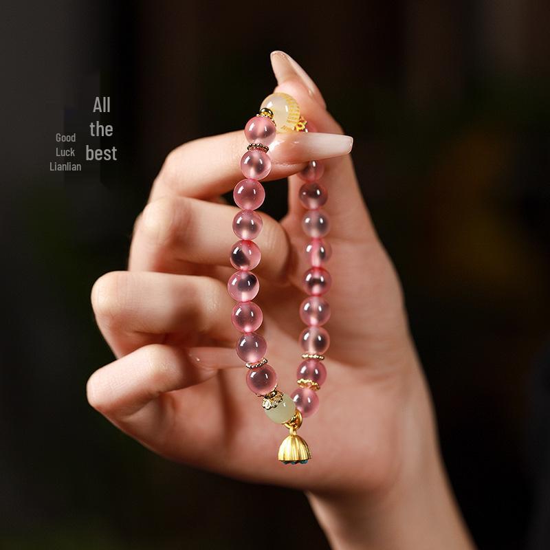 Colorful Agate & Jade Beaded Summer Bracelet for Women