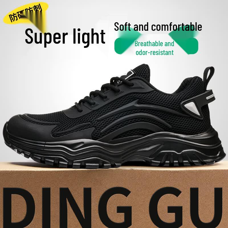 Dinggu Men s Steel Toe Safety Work Shoes EU 43