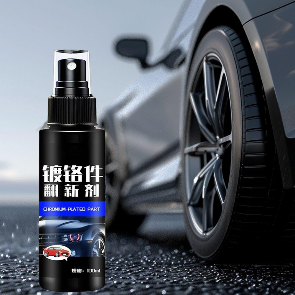 Car Restoration Polishing Spray Spray Multi-Purpose Car Rust Remove Oxide Layers for Wheel Hub Handle Window Lasting Metal Clean