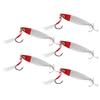 5Pcs 15g Metal Vib Hard Fishing Lures Jigging Fishing Baits Artificial Hard Lure with Sequin Laser