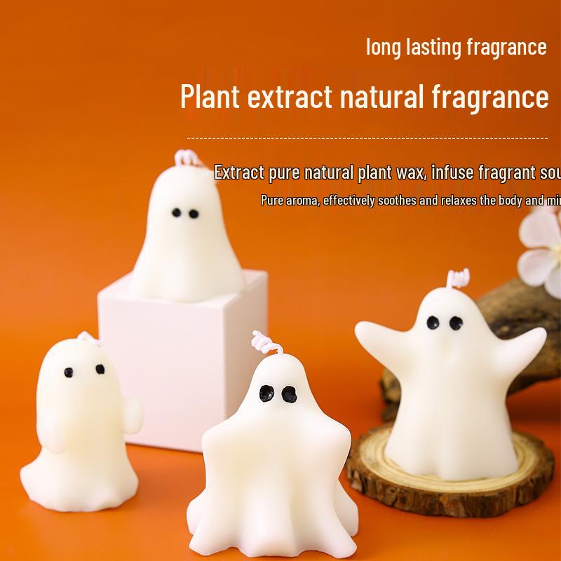 Halloween Little Ghost Scented Candle - Creative Home & Festival Decoration Souvenir