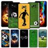Football Passion Soccer Ball Phone Case For For Xiaomi Poco X6 X5 Pro X4 X3 NFC F5 Pro F4 F3 GT M5 M4 Pro 5G M3 C51 C50 Cover