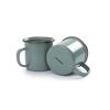 BAREBONES Enamel Cups, Set of 2 [Official Japanese Distributor] (Enamel Cups, Mint Green)