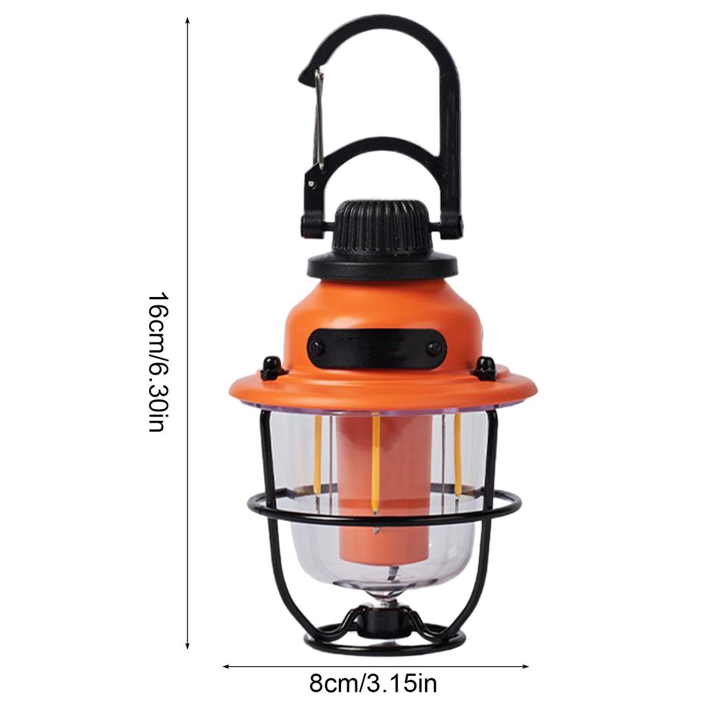 Pinecones Camping Lights with Hook Rechargeable Tent Light IPX4 Waterproof 2000mAh Battery for Outdoor Emergency Fishing Hiking