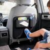 ZUKIDA Organisateur de Dossier de Siège Auto Premium Nappa Crochet de Rangement Multifonctionnel Ajustement Universel pour Voiture Noir Premium, Cuir, Poches, Fermeture,
