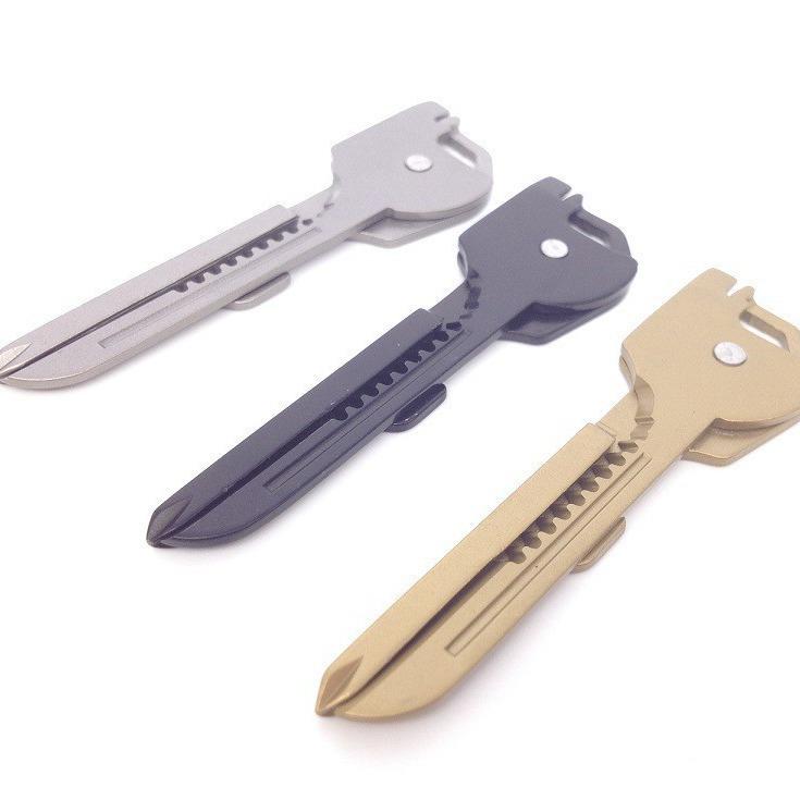6-in-1 Mini Multifunctional Folding Knife & Keychain Tool with Bottle Opener & Screwdriver