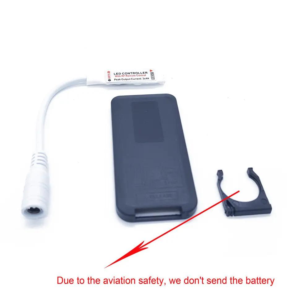 RF 17 Keys RGB Remote Controller DC 5V-24V Wireless Dimmer 4 Pin Connection For LED Light Strip DIY Part