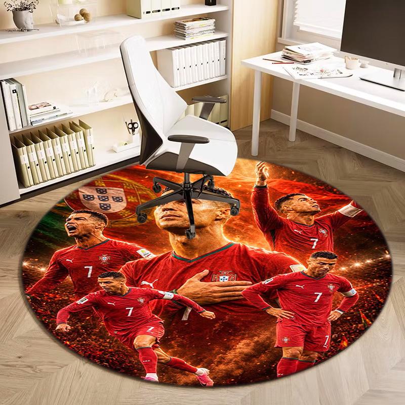 Cristiano Ronaldo Portugal Football Glory Carpet Home Decor Suitable For All Seasons Office Chair Cushion Room Doormat