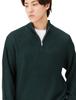 Improves Men's Half-Zip Ribbed Knit Sweater, Dark Green