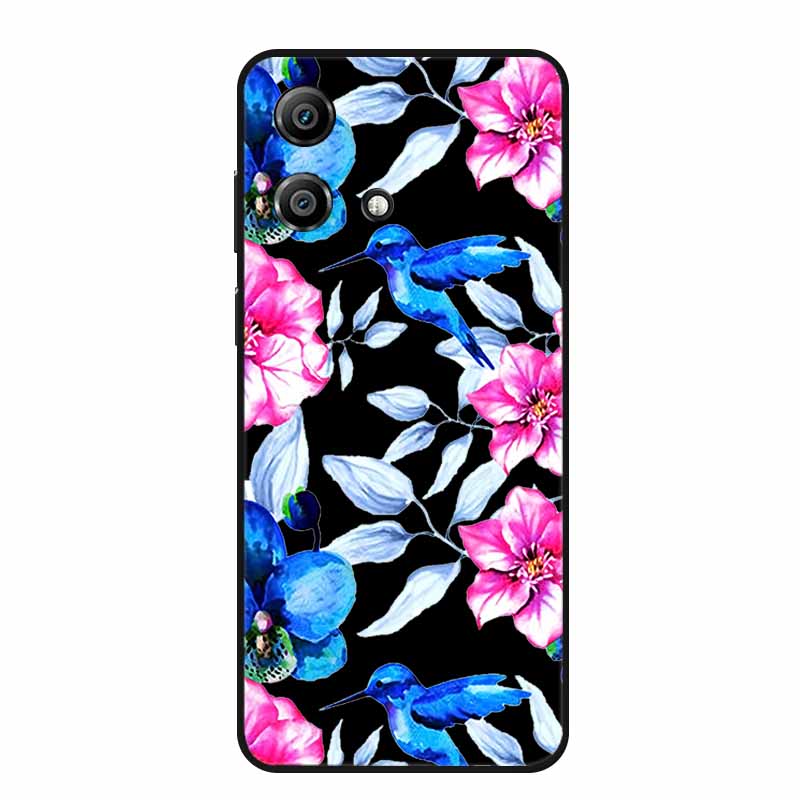For Moto G Stylus 2023 Case Cute Cartoon Cat Black Silicone Soft Phone Case For Motorola Moto G Stylus 2023 Back Cover Case 6.5"