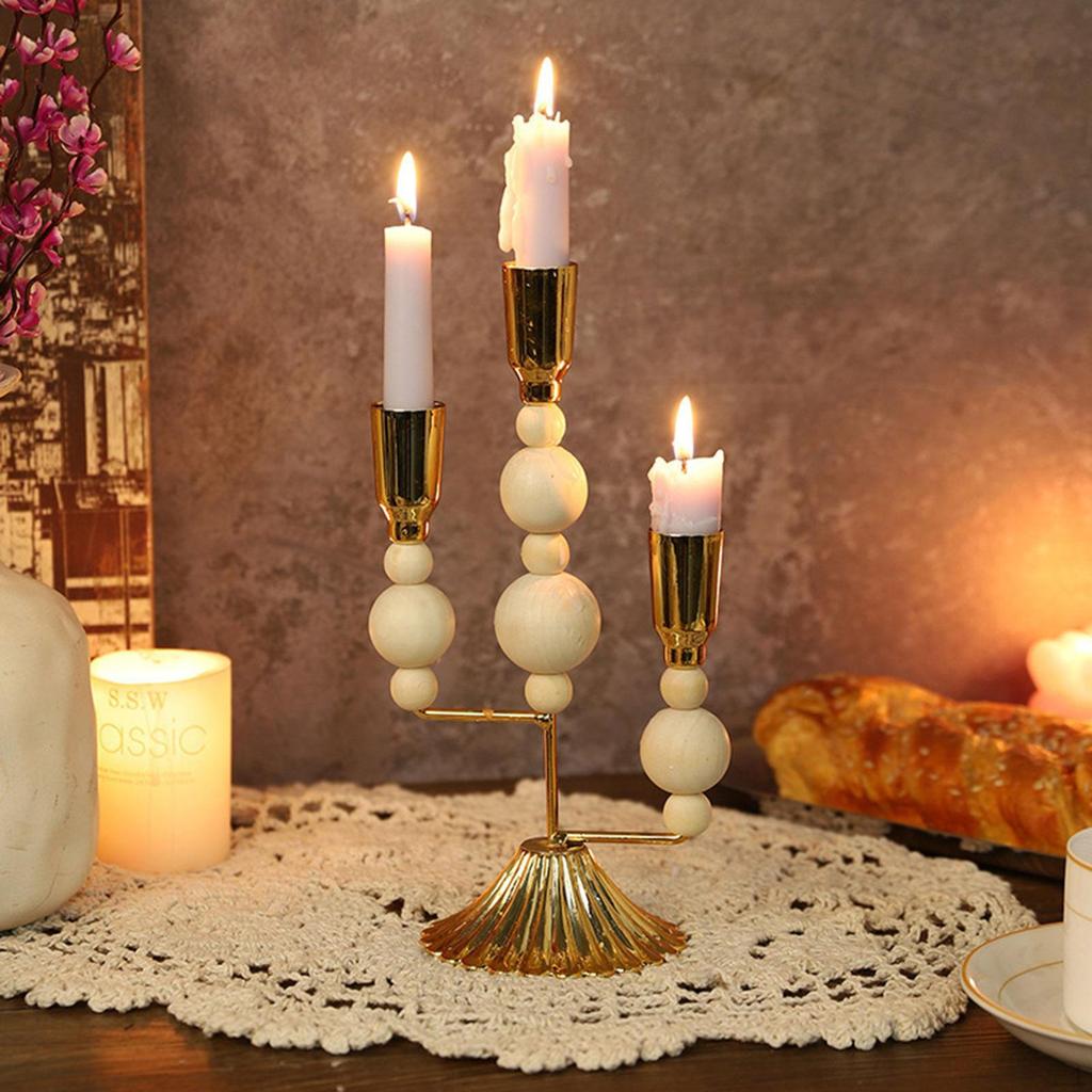 Hoher Säulenkerzenhalter Kerzenständer für Hochzeit Einweihung Abendessen Einzelkopf