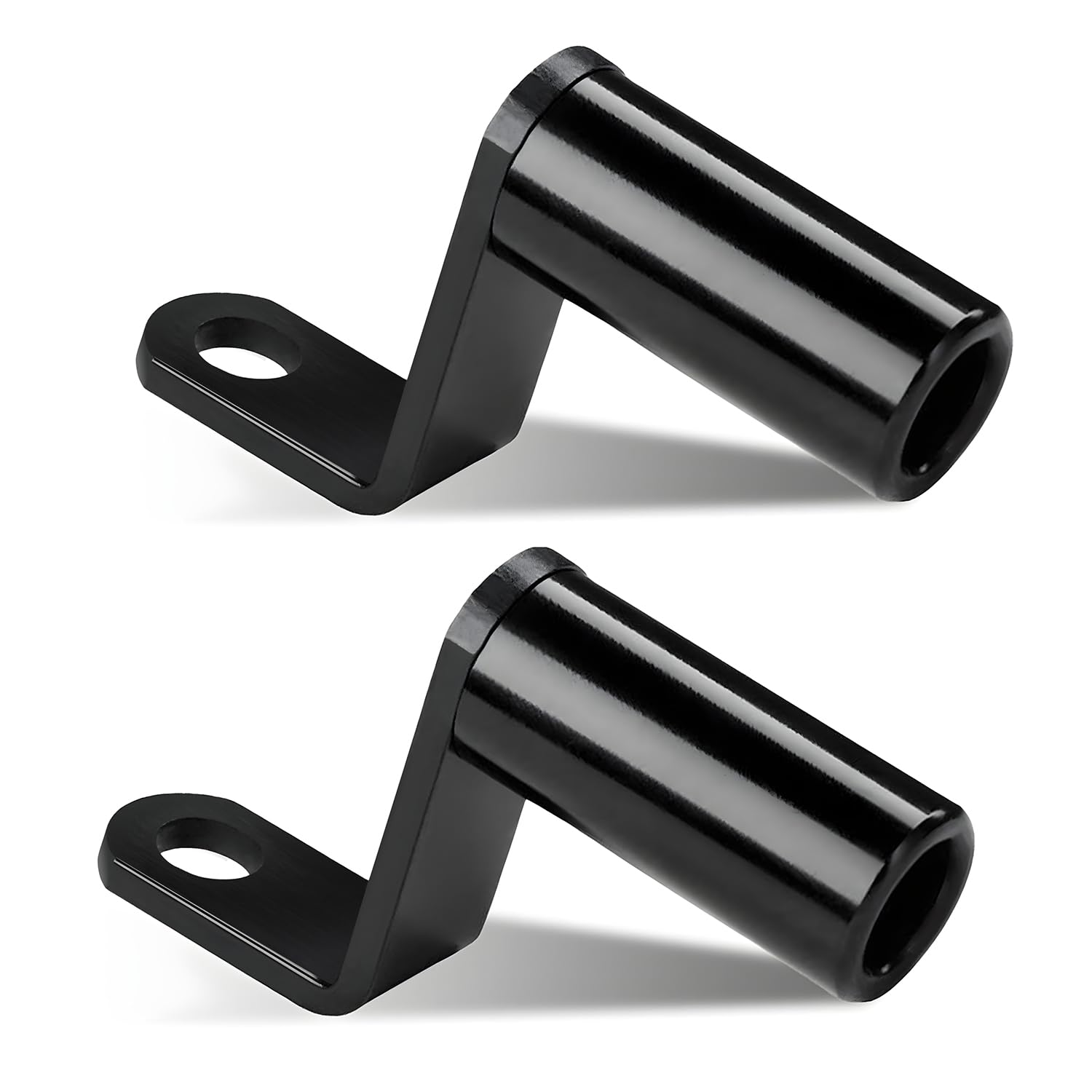 Bike Clamp Bar Set of 2, Black, Bicycle Handlebar Adapter, чёрный