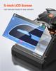 VEVOR Fiber Fusion Splicer 6 Motors, Core & Clad Alignment Fibers Optic Splicer with 6s Fast Splicing and 13s Heating, 5" LCD Screen