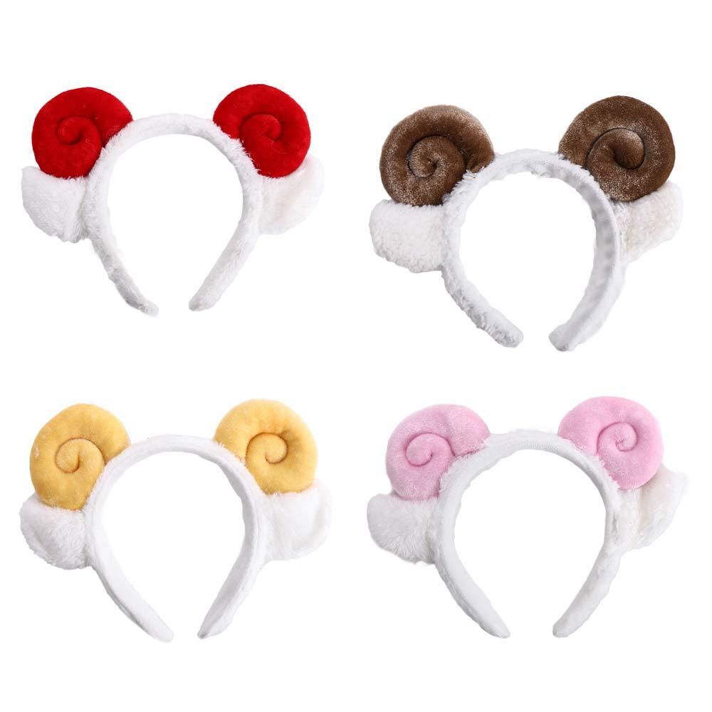 Cute Cartoon Sheep Ear Korean Plush Lamb Headband Hair Hoop Hair Accessories