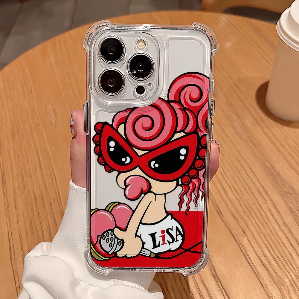 Fashion Hysterics M-Mini Phone Case For IPhone 16e 16 15 14 13 12 11 Mini Pro Max X XR XSMax 8 Plus Anti Fall Transparent Cover