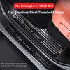 For Li Lixiang L6 L7 L8 L9 I6 I8 Car Door Sill Scuff Plate Guard Car Stainless Steel Kick Pedal Threshold Welcome Step Plate