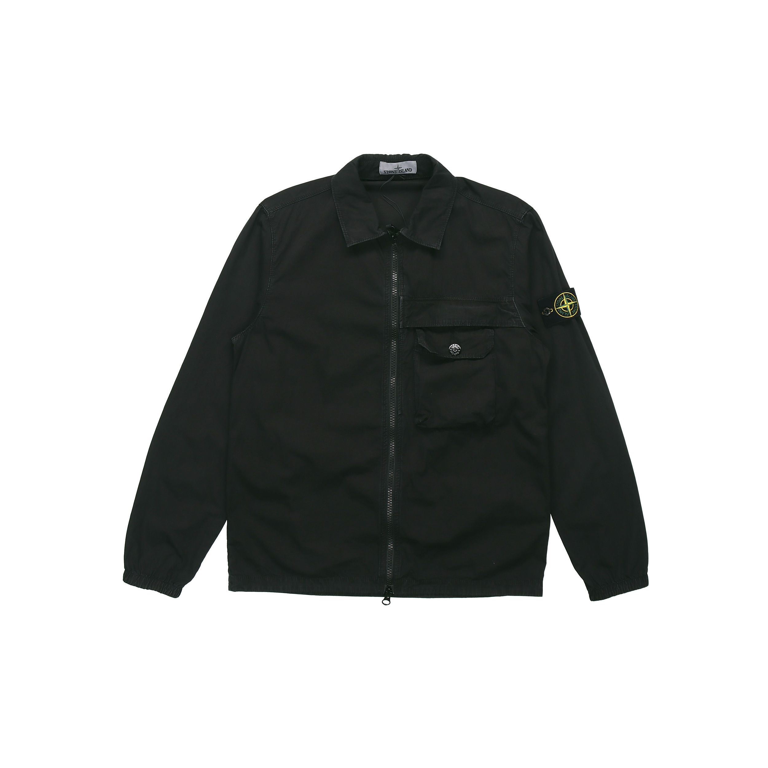 

Stone Island Zip Pocket Cotton Dyed Classic Jacket Men jackets Black 7315107WN-V0129 S