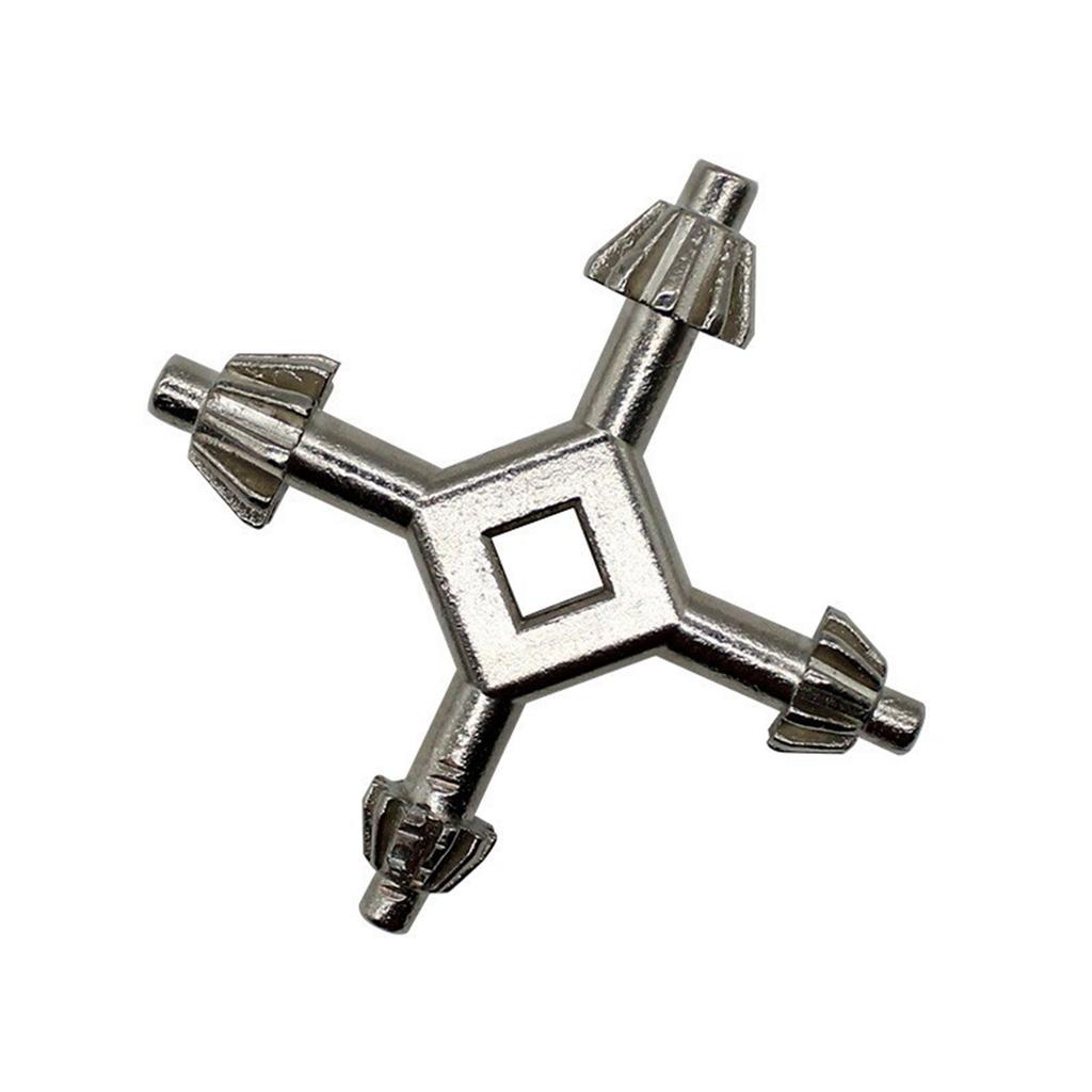 Versatile 4 In 1 Drill Chuck Wrench Carbon Steel Hand Tool Universal Drill Chuck Tool Versatile Chuck Spanner for Home