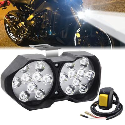 LED Fog Lights for Motorcycle LED Fog Lights for 18 LED Auxiliary 12V Ultra with Switch Motorcycles, Headlights, Motorcycles, Headlights, Lighting,
