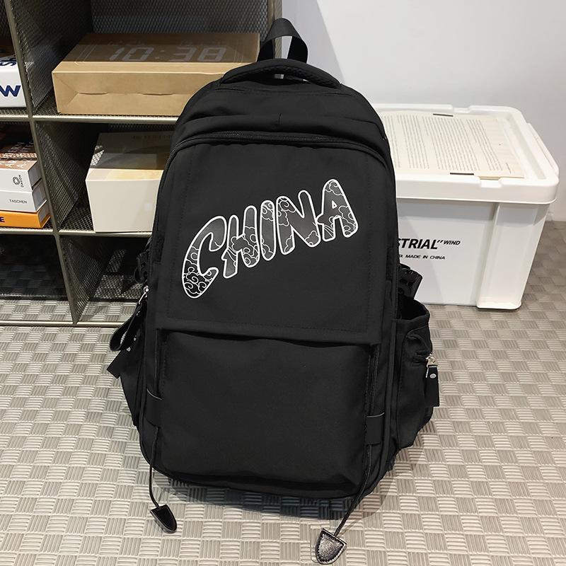 Children's Schoolbags Elementary School Girls Junior High School Boys High School College Students Letter Backpack