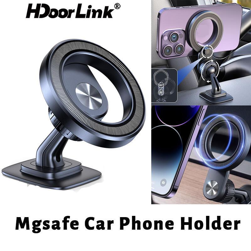 

Магнитный автомобильный держатель для телефона Hdoorlink Magsafe, складной, универсальный, прочный, для iPhone 15, 14, 13 Pro Max, Samsung, Huawei