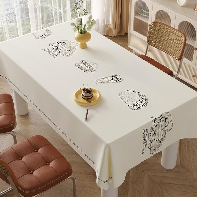 Față de masă PVC de lux ușor cu centru modelat - Impermeabilă, rezistentă la ulei și anti-opărire