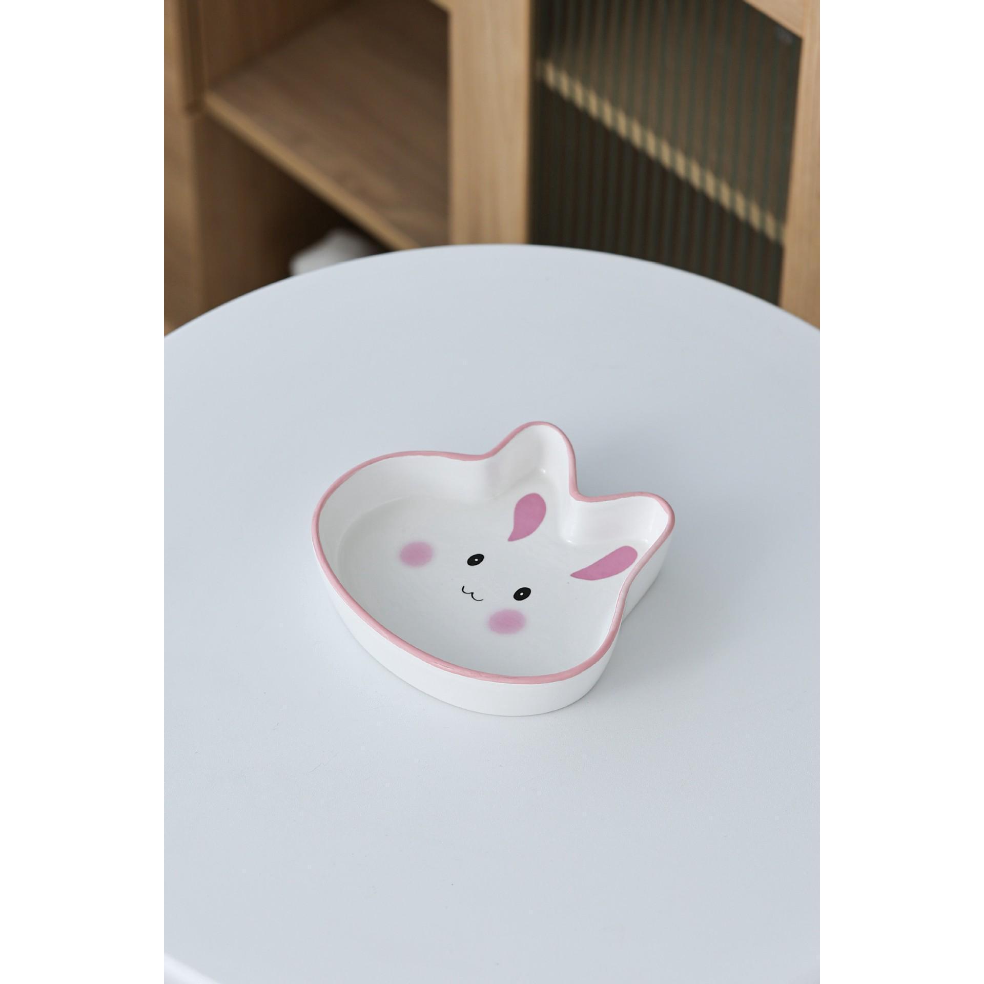 Ceramic Anti-Spill Slanted Pet Bowl for Cats and Dogs