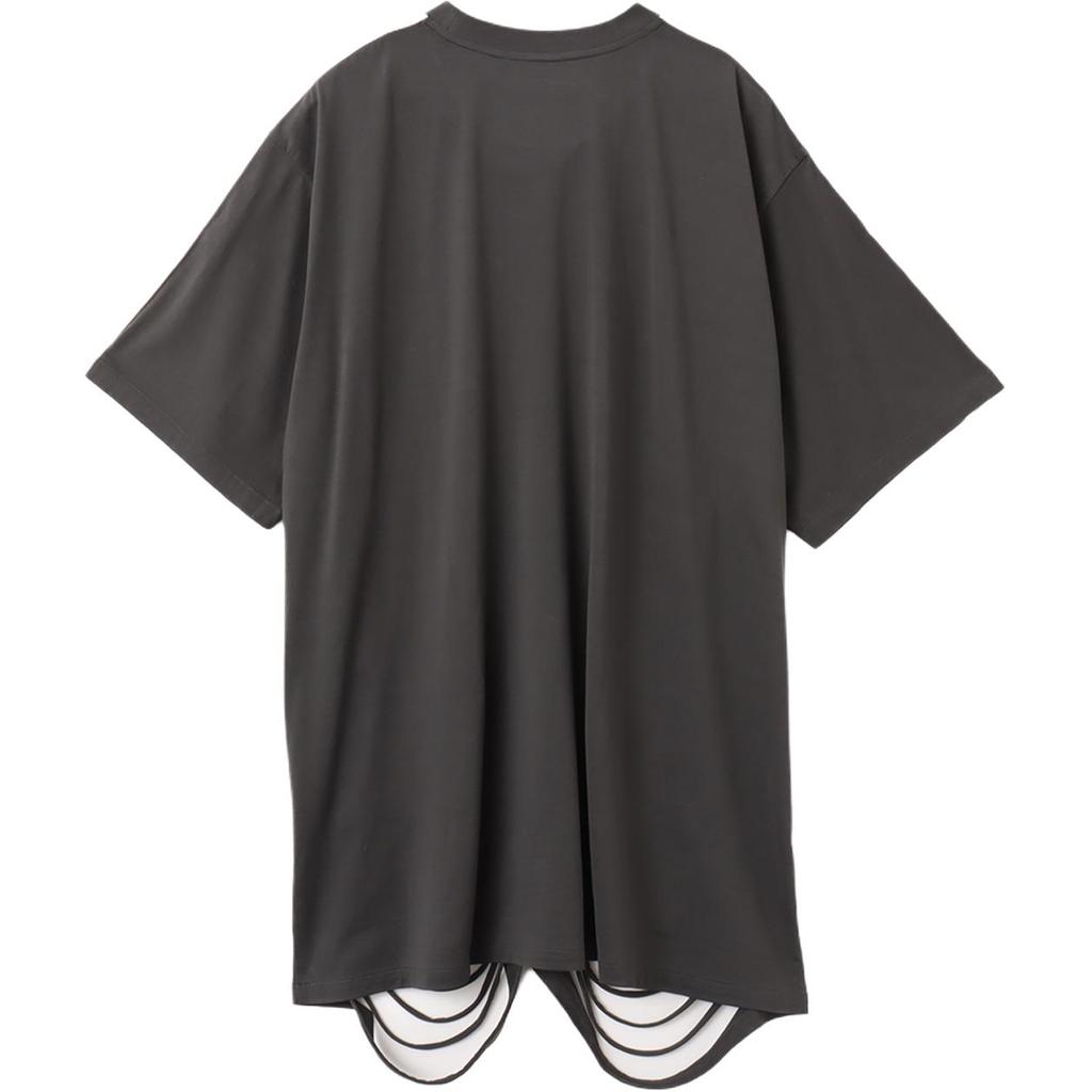 Adidas X Avavav Cut Out T-skjorte Karbon Unisex Topper Grå JP4858