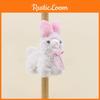 Bow Pendant Alpaca Plush Toy Claw Machine Doll Bag Hanging Decoration Children