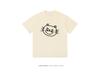 American Street Kitten Print Loose Short Sleeve Round Neck Summer T-Shirt for Couples