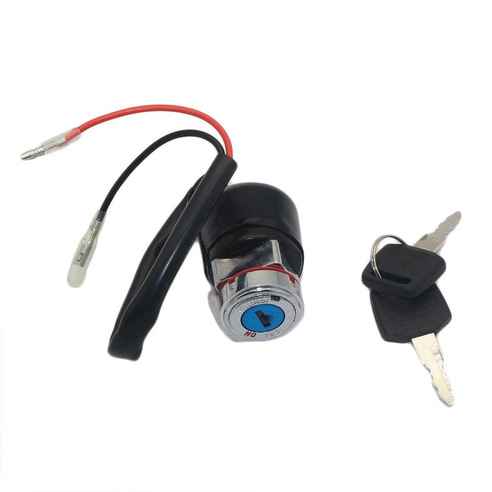 Motorcycle Electric Door Lock 2 Wire Ignition Switch For Honda CL70 CB100 CB125S CL100 XL100 KEY Set Of Lock