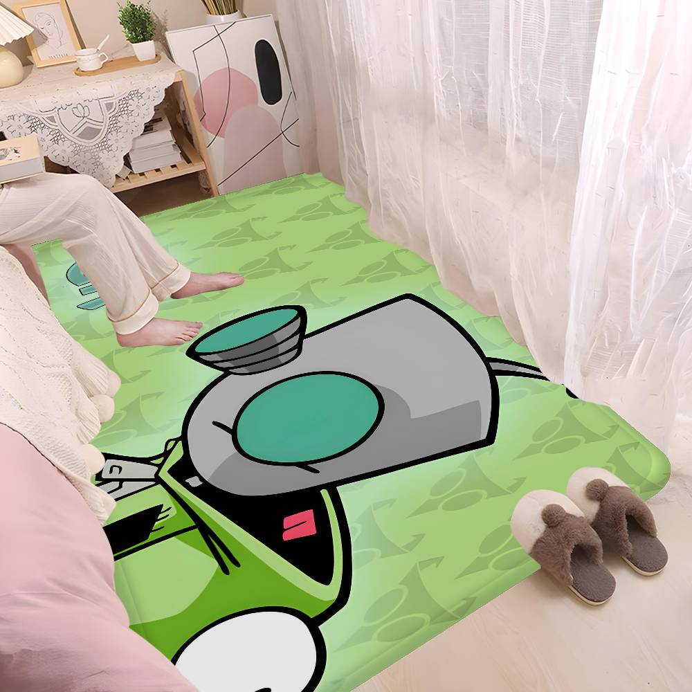 I-Invader Z-Zim Cartoon Floor Mat Nordic Style Home Doormat Bathroom-Toilet Mats Bedroom Hotel Decor Mat