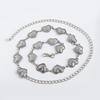 Vintage Love Heart Metal Carved Waist Chain Women Festival Waist Accessories