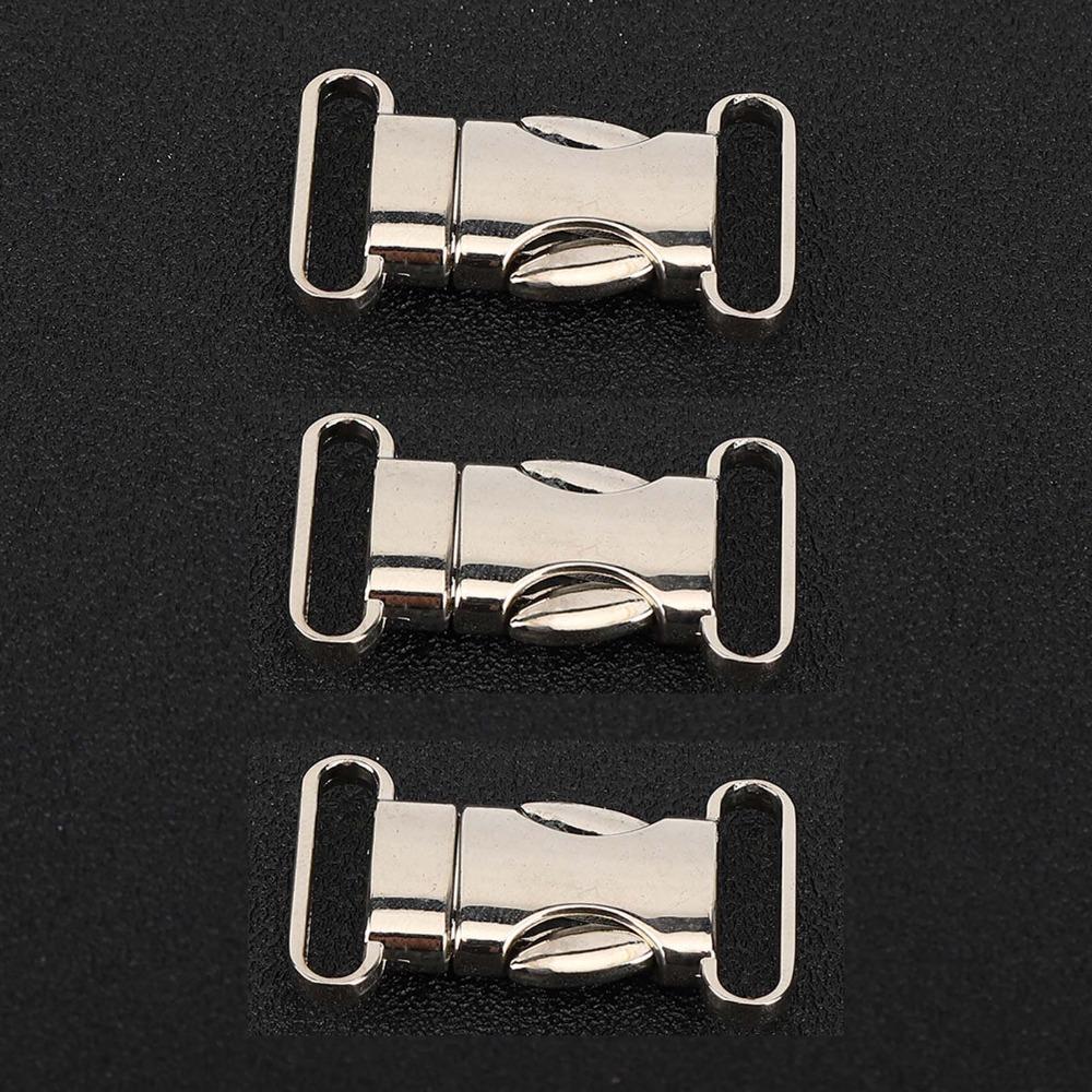 3Pcs Lightweight Metal Webbing Buckles Stainless Steel Webbing Buckle  Outdoor Activities