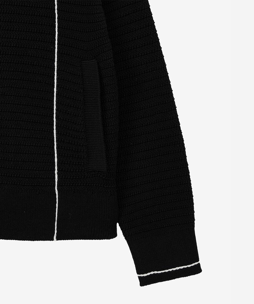 Ziosongzio Semblance Double-Breasted Cardigan Black Zi2Kt810Bk