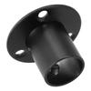 Wardrobe Rail Supports 2pc Anti-rust Black Bracket