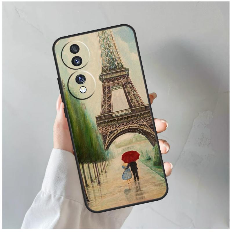 

Paris Eiffel Tower For Honor Magic 5 6 7 8 Pro Case For Honor 200 400 Lite 50 70 90 X8c X8b X9a X9b X9c X9d Win Honor 90