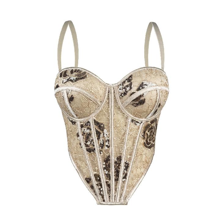 

Корсети, модний та елегантний жіночий одяг 40C/90 бежевий