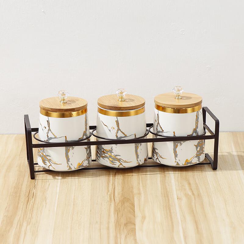 

ZISIZ Ceramic Kitchen Storage Jar Set