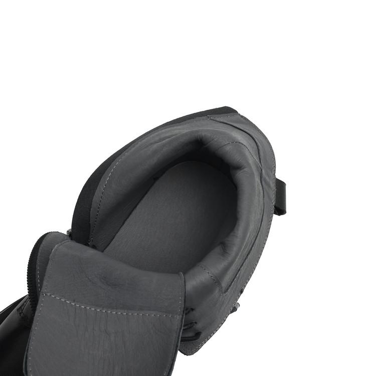 

Fashion NEW Autumn Women Boots Genuine Leather Shoes for Women Round Toe Chunky Heel Shoes Winter Wool Boots Warm Zipper Daily Shoes 34