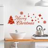 Christmas Stickers Shopping Mall Window Stickers Children's Room Stickers Wall Stickers Set Christmas Decoration\15.7in