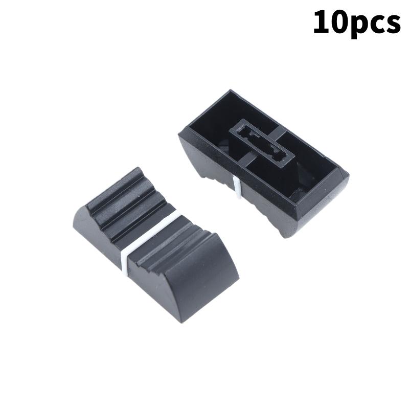 10 Stück 1x8 2x4mm Mixer Elektronische Tastatur Schiebepotentiometer Kunststoffkappe Fader-Kappe Knopf Druckknopf Buchse Druckkappe