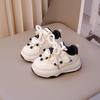 Children's little white shoes 2025 spring and autumn new girls cartoon pendant low-top board shoes Korean version of boys breathable sports shoes