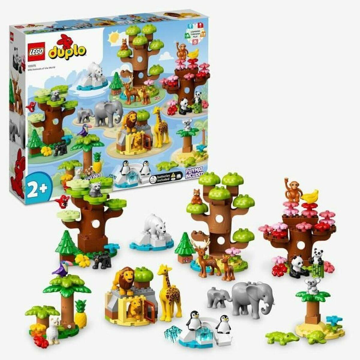 

Игровой набор Lego 10975 DUPLO «Дикие животные мира» (142 шт.) TU прозрачный
