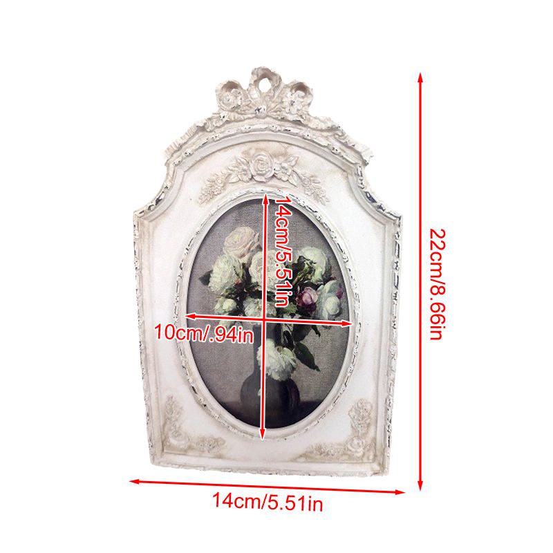 1Pc Vintage Photo Frame Grace Combination Mural Painting New Chinese Style Painting Hanging Practical Artistic Decoration