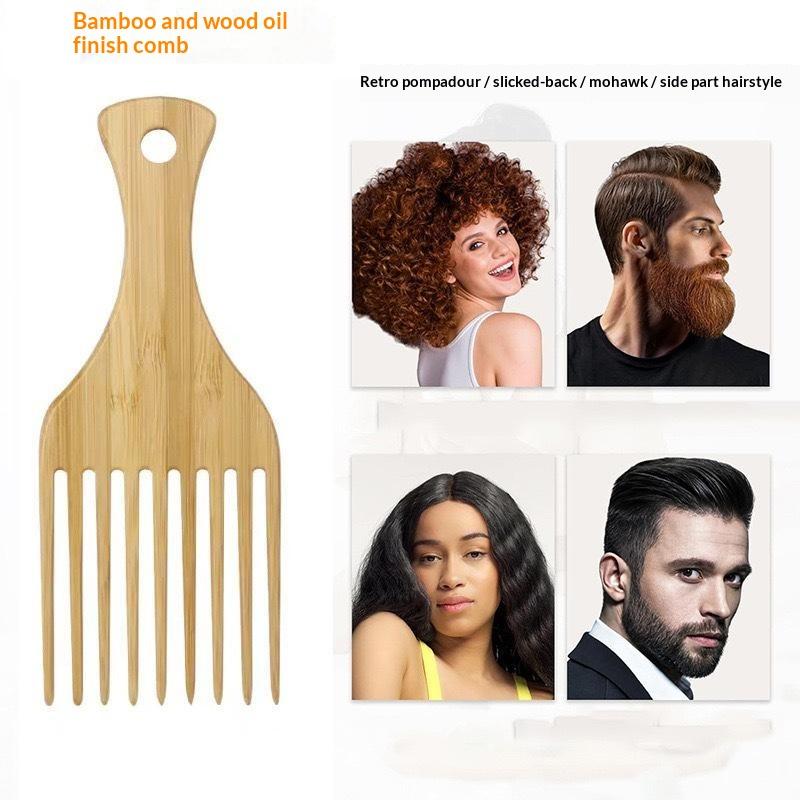 1/3/4Pcs Handmade Bamboo Anti-Static Combs Set Natural Bamboo Comb For Women Men Hair Beard Wood Combs For Teasing Strands