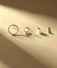 Dieuamour [8Pack] Round Cubic Pearl Daily Earring Set