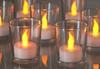 Set of 2 Tealight Candle LED Lamp, Flameless